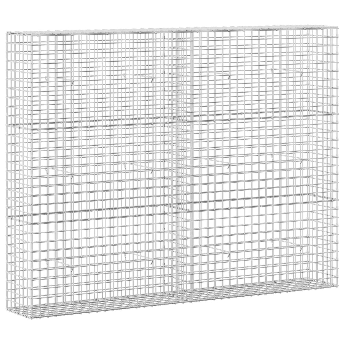 vidaXL Gabion z drutu 3,5 mm i siatką 5x5 cm 200x30x150 cm