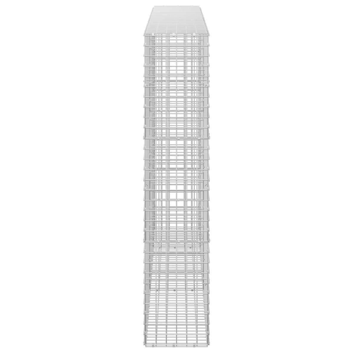 vidaXL Gabion z drutu 3,5 mm i siatką 5x5 cm 250x30x150 cm