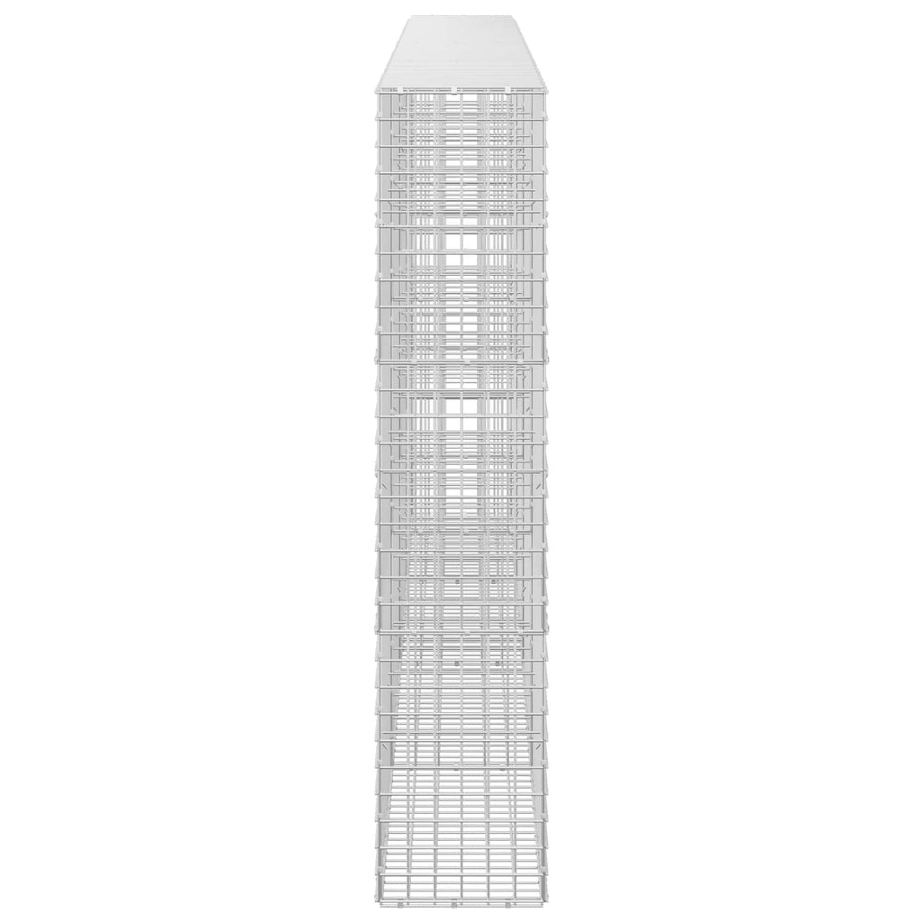 vidaXL Gabion z drutu 3,5 mm i siatką 5x5 cm 400x30x150 cm