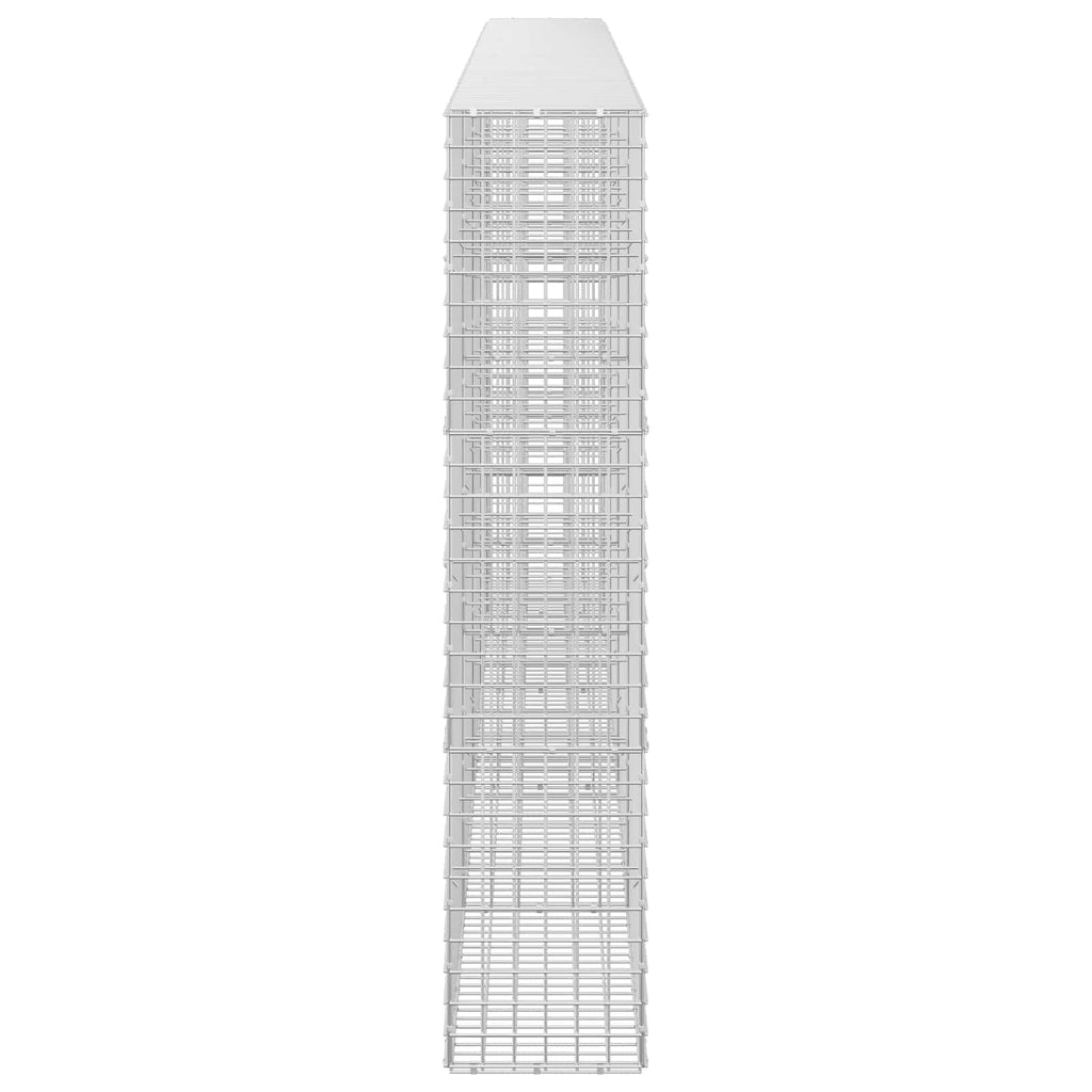 vidaXL Gabion z drutu 3,5 mm i siatką 5x5 cm 450x30x150 cm