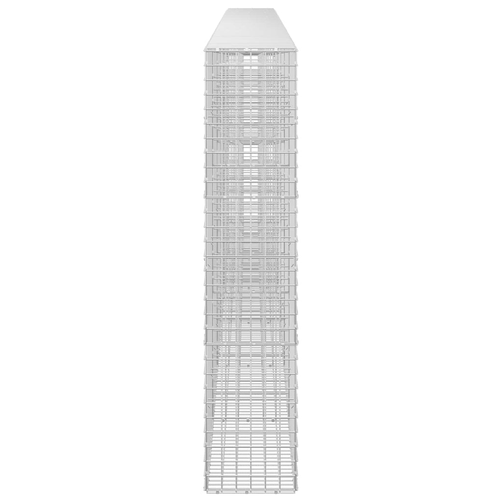 vidaXL Gabion z drutu 3,5 mm i siatką 5x5 cm 600x30x150 cm