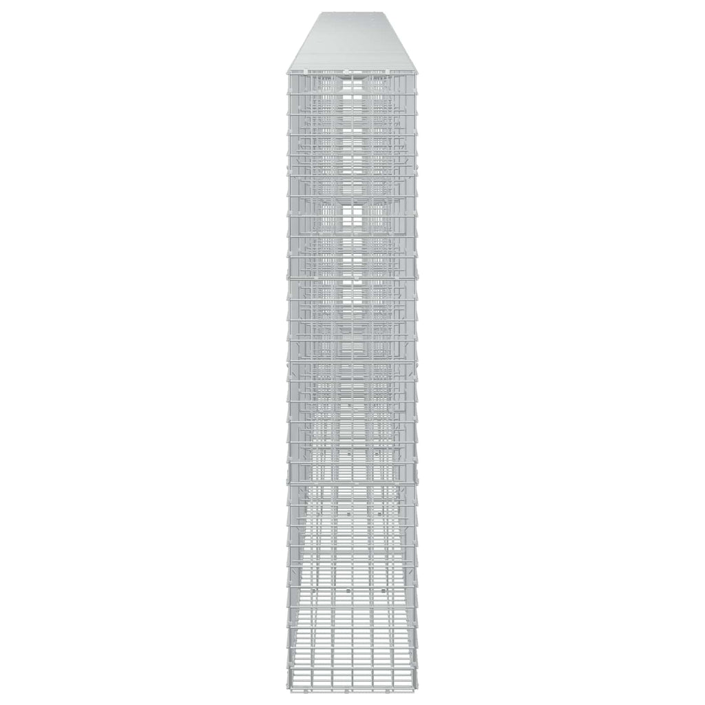 vidaXL Gabion z drutu 3,5 mm i siatką 5x5 cm 650x30x150 cm