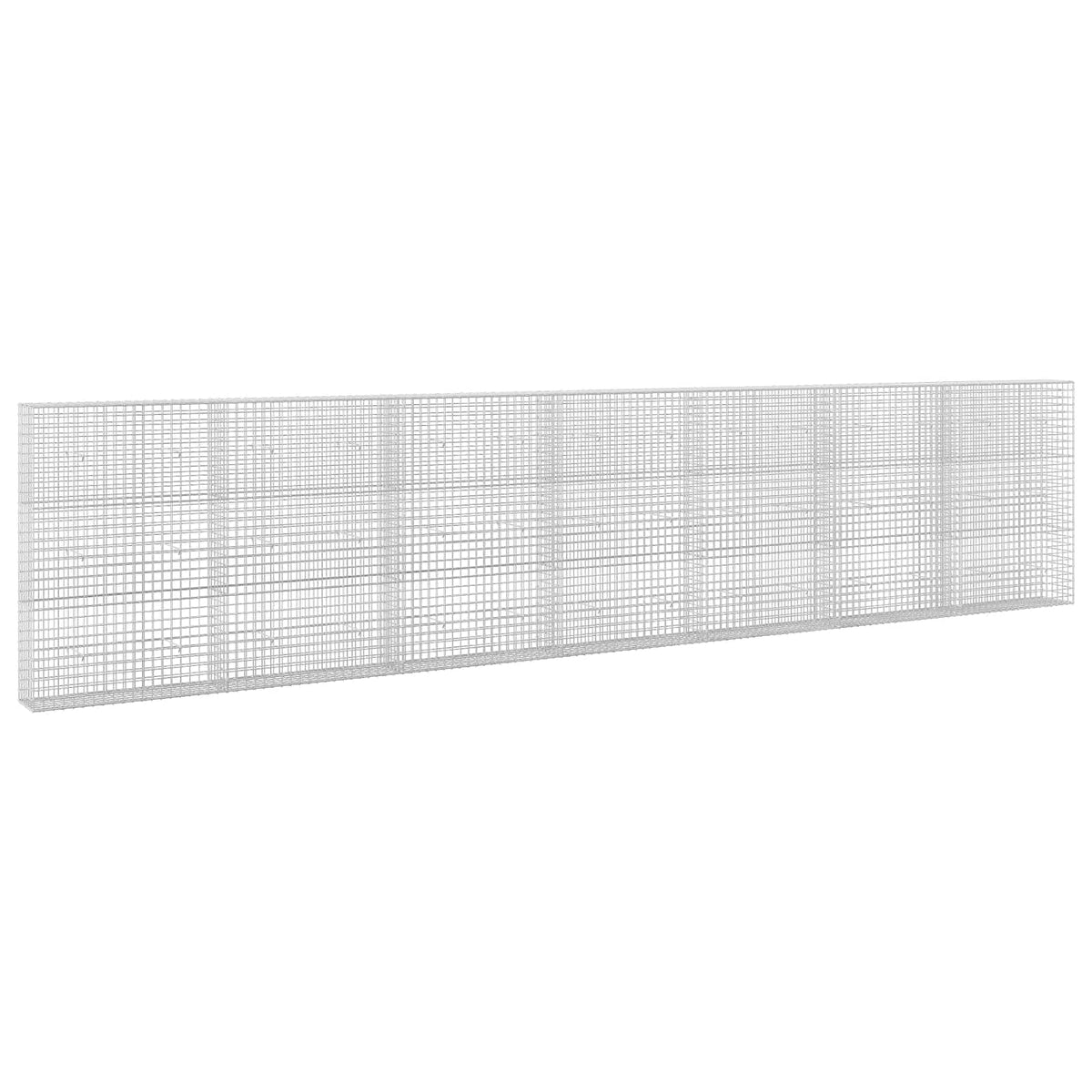 vidaXL Gabion z drutu 3,5 mm i siatką 5x5 cm 700x30x150 cm