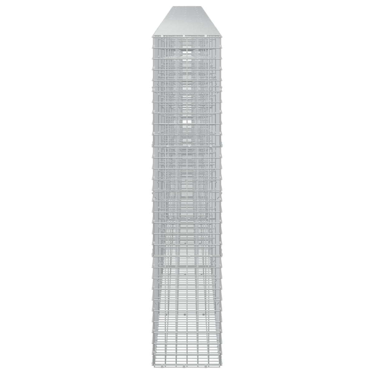 vidaXL Gabion z drutu 3,5 mm i siatką 5x5 cm 850x30x150 cm