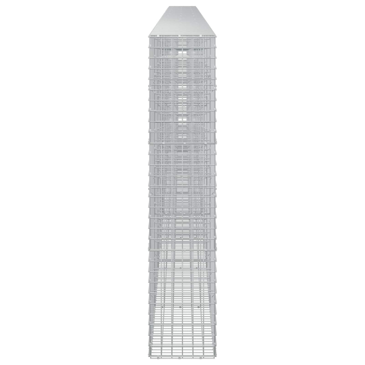 vidaXL Gabion z drutu 3,5 mm i siatką 5x5 cm 900x30x150 cm
