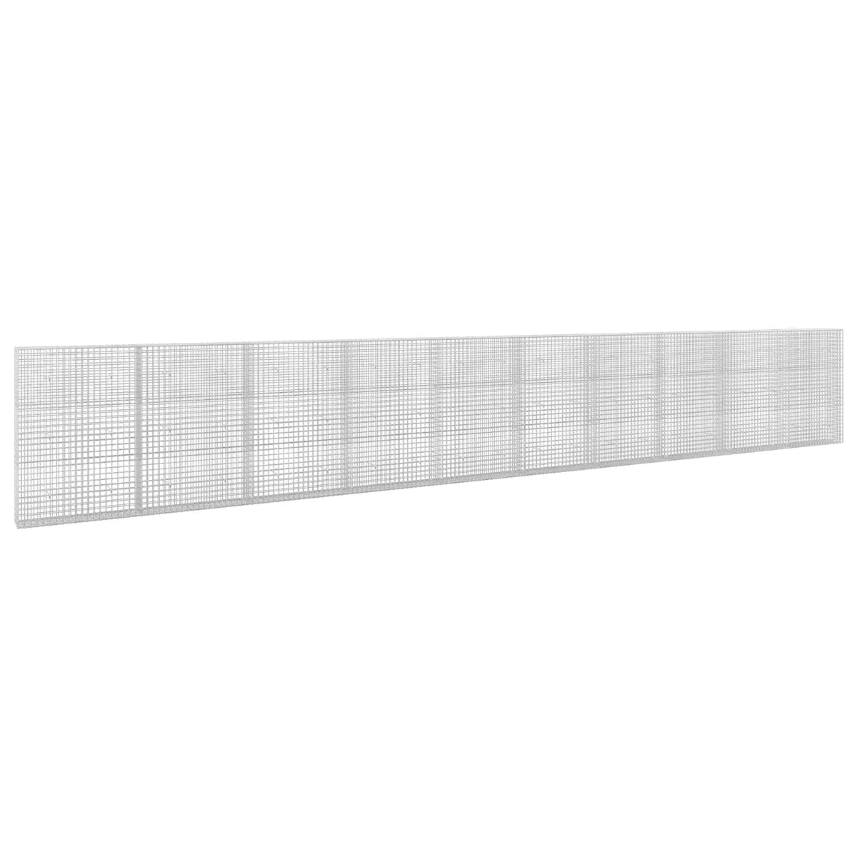 vidaXL Gabion z drutu 3,5 mm i siatką 5x5 cm 950x30x150 cm