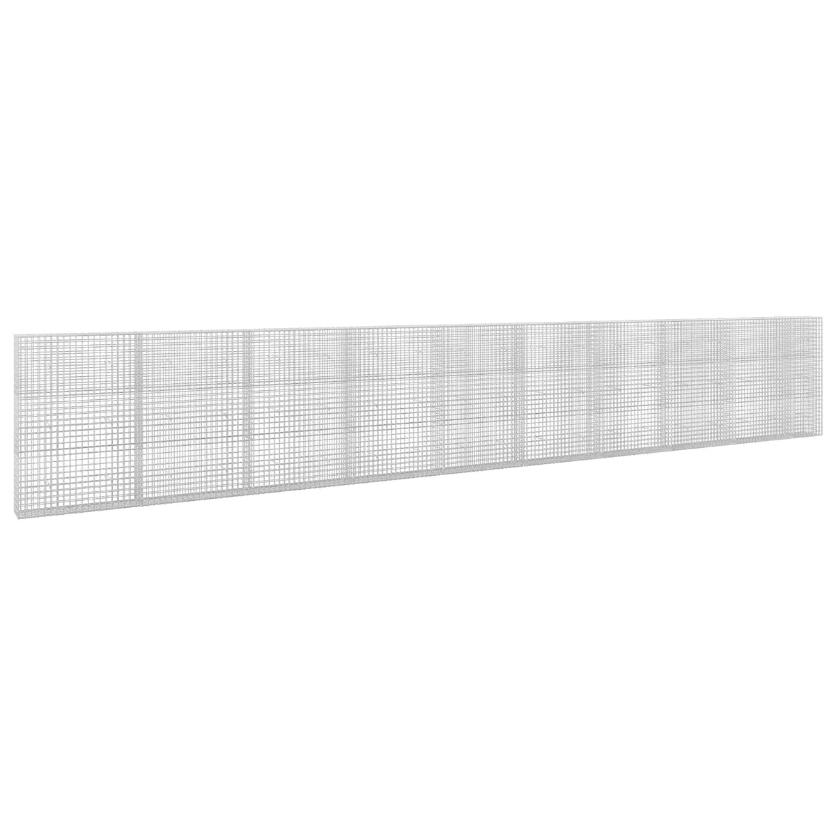 vidaXL Gabion z drutu 3,5 mm i siatką 5x5 cm 1000x30x150 cm