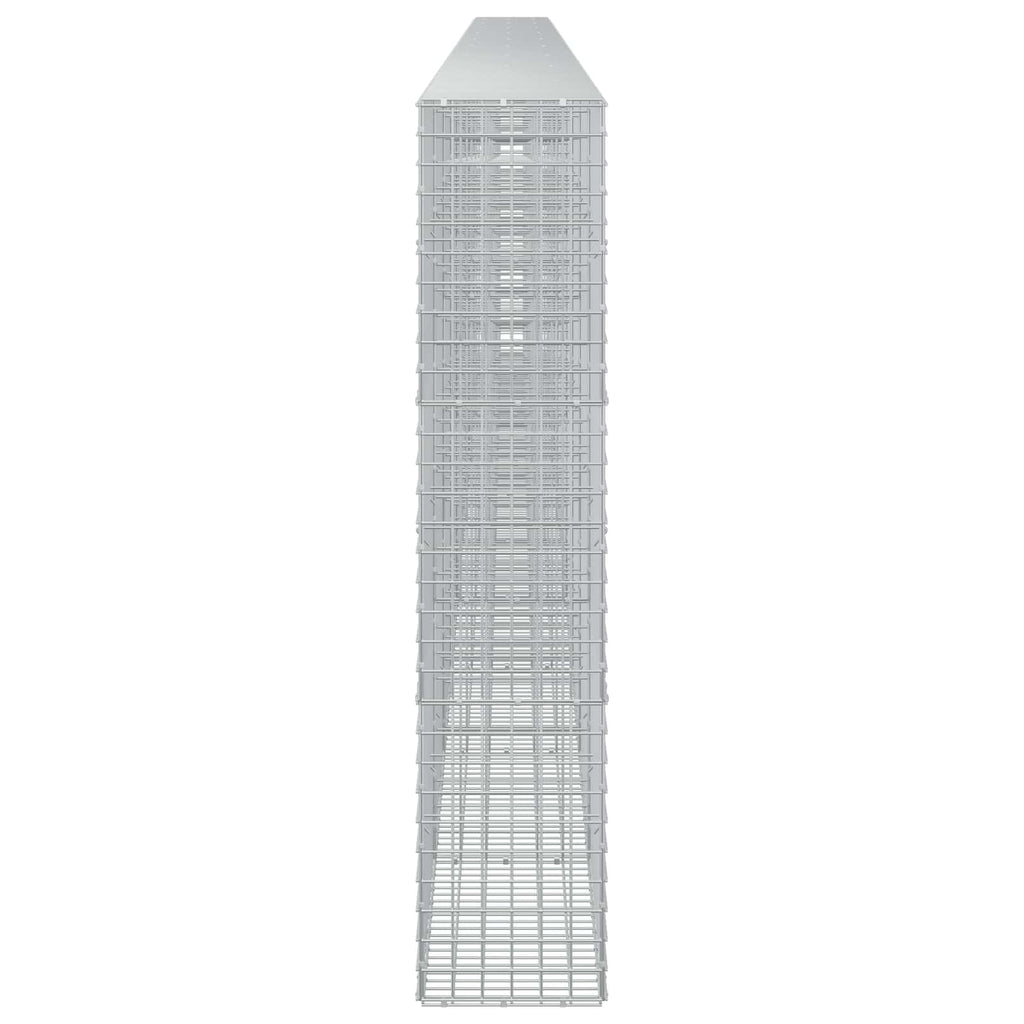 vidaXL Gabion z drutu 3,5 mm i siatką 5x5 cm 1000x30x150 cm