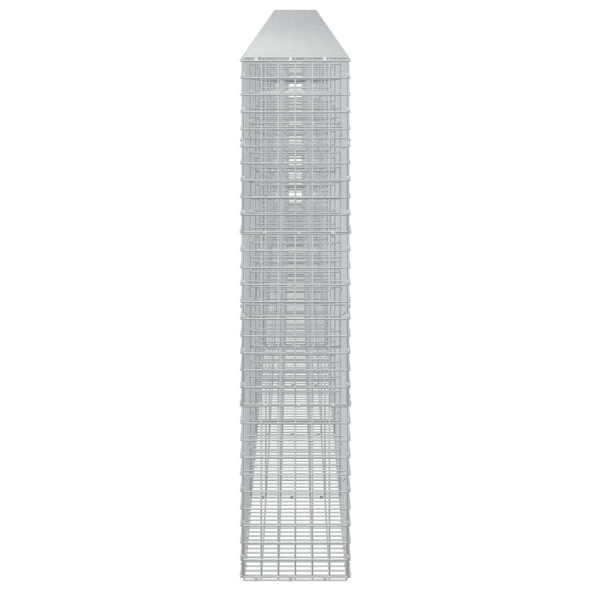vidaXL Gabion z drutu 3,5 mm i siatką 5x5 cm 1000x30x150 cm