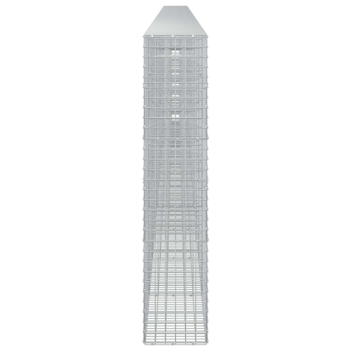 vidaXL Gabion z drutu 3,5 mm i siatką 5x5 cm 1050x30x150 cm