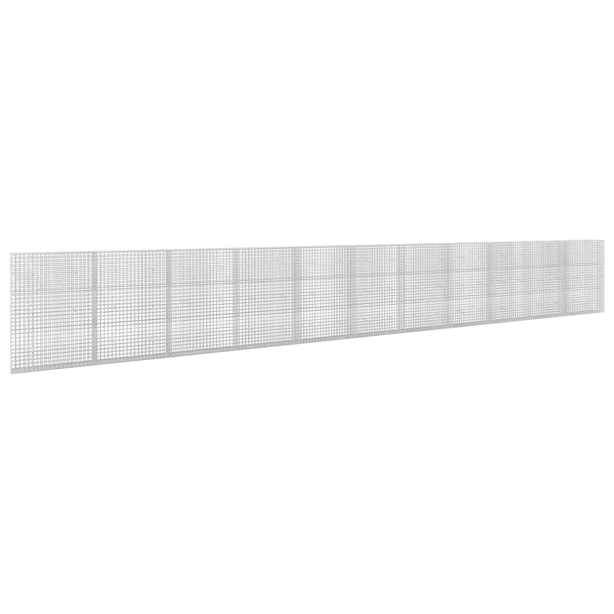 vidaXL Gabion z drutu 3,5 mm i siatką 5x5 cm 1100x30x150 cm