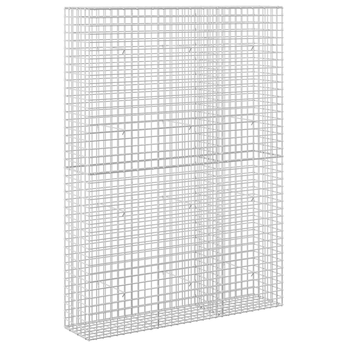 vidaXL Gabion z drutu 3,5 mm i siatką 5x5 cm 150x30x200 cm
