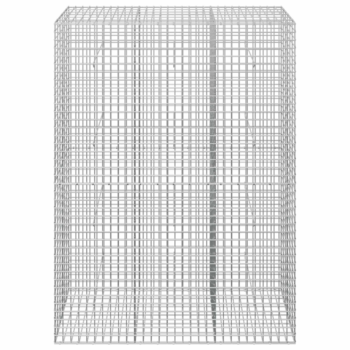 vidaXL Gabion z drutu 3,5 mm i siatką 5x5 cm 150x30x200 cm