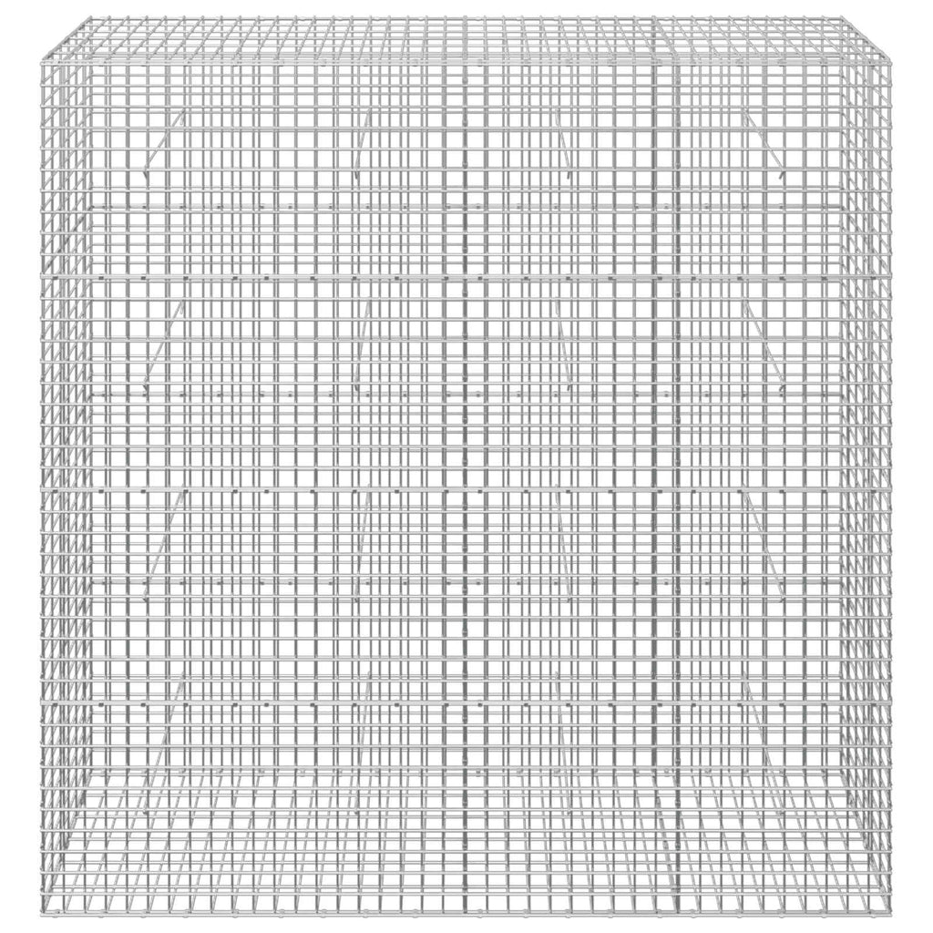 vidaXL Gabion z drutu 3,5 mm i siatką 5x5 cm 200x30x200 cm