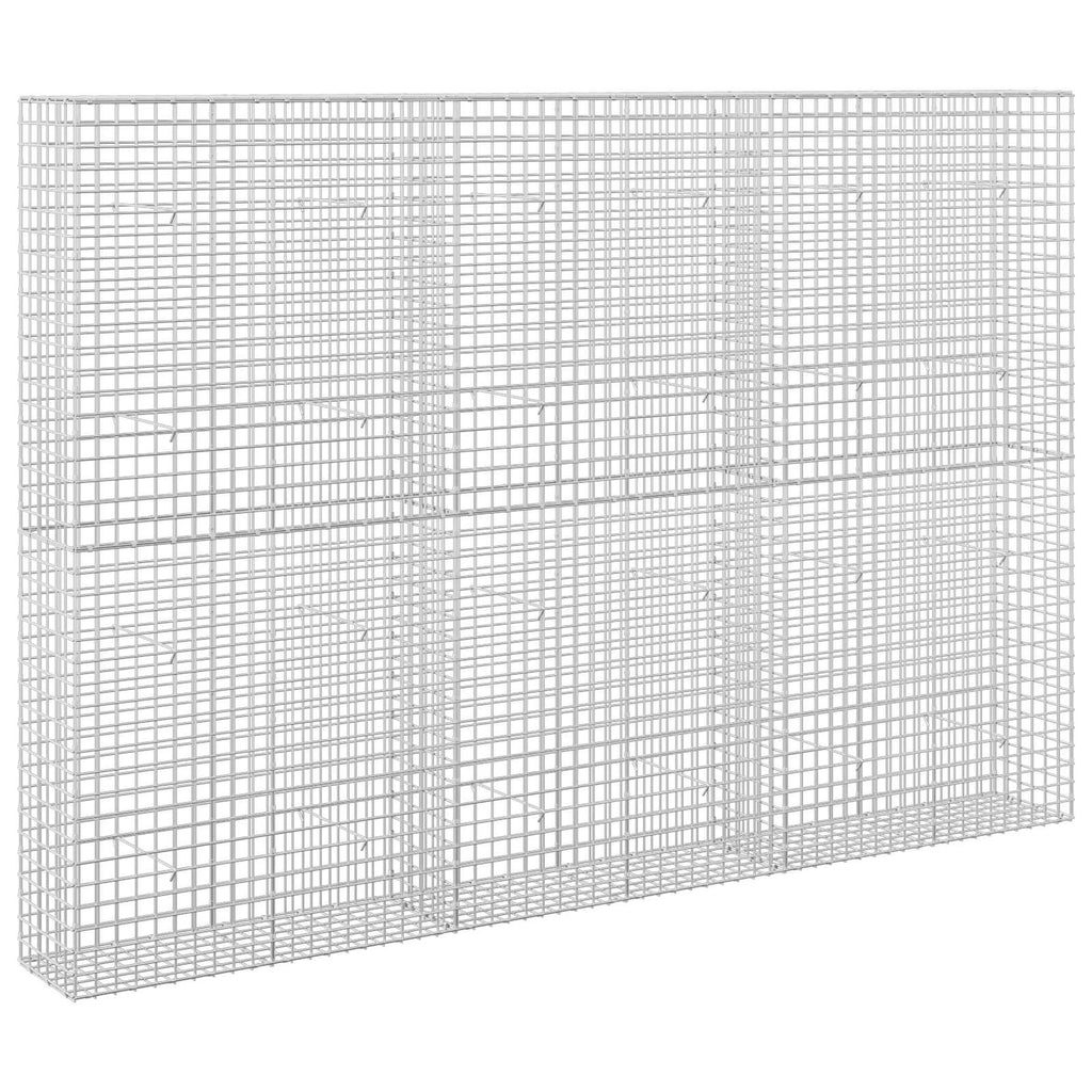 vidaXL Gabion z drutu 3,5 mm i siatką 5x5 cm 300x30x200 cm