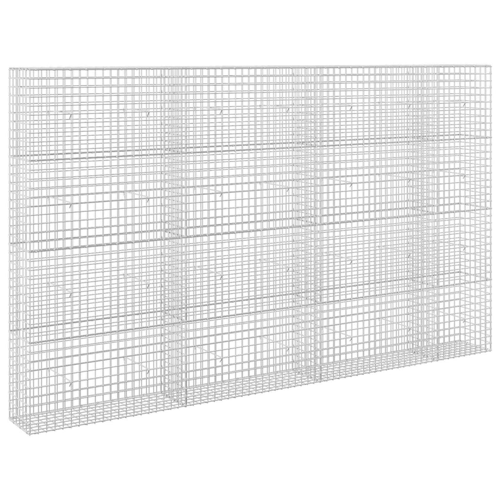 vidaXL Gabion z drutu 3,5 mm i siatką 5x5 cm 350x30x200 cm