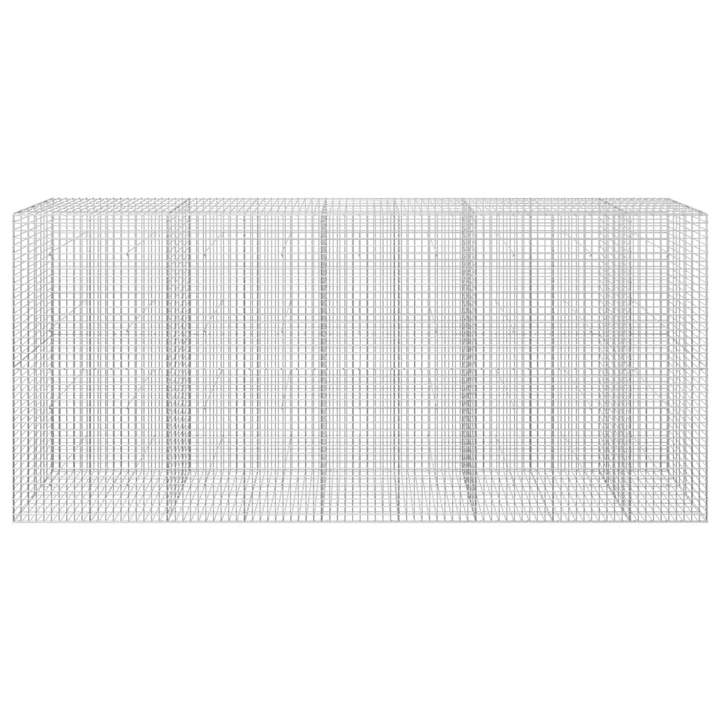 vidaXL Gabion z drutu 3,5 mm i siatką 5x5 cm 450x30x200 cm