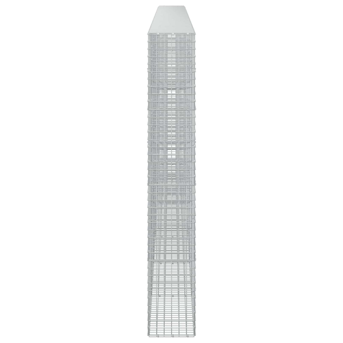 vidaXL Gabion z drutu 3,5 mm i siatką 5x5 cm 650x30x200 cm