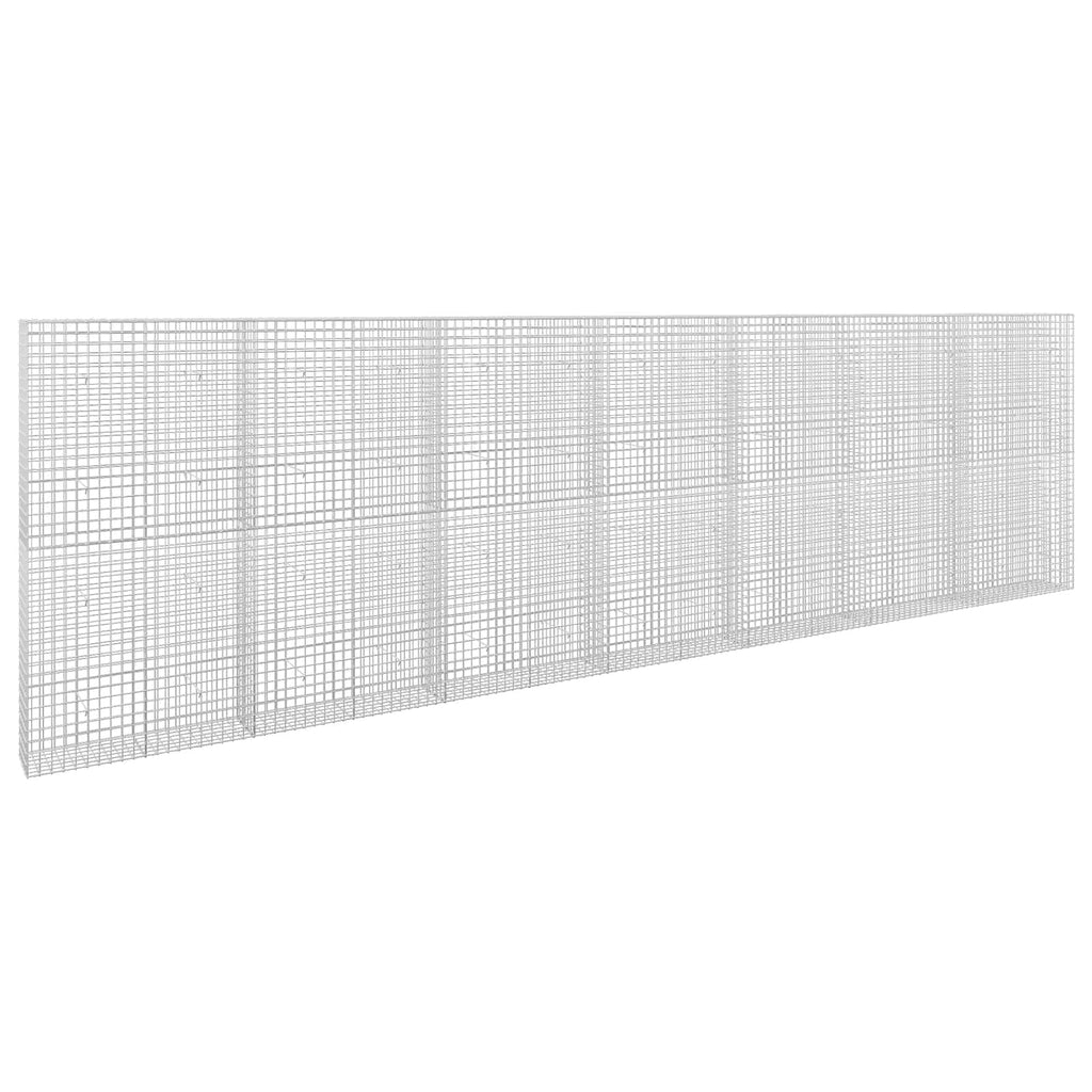 vidaXL Gabion z drutu 3,5 mm i siatką 5x5 cm 700x30x200 cm