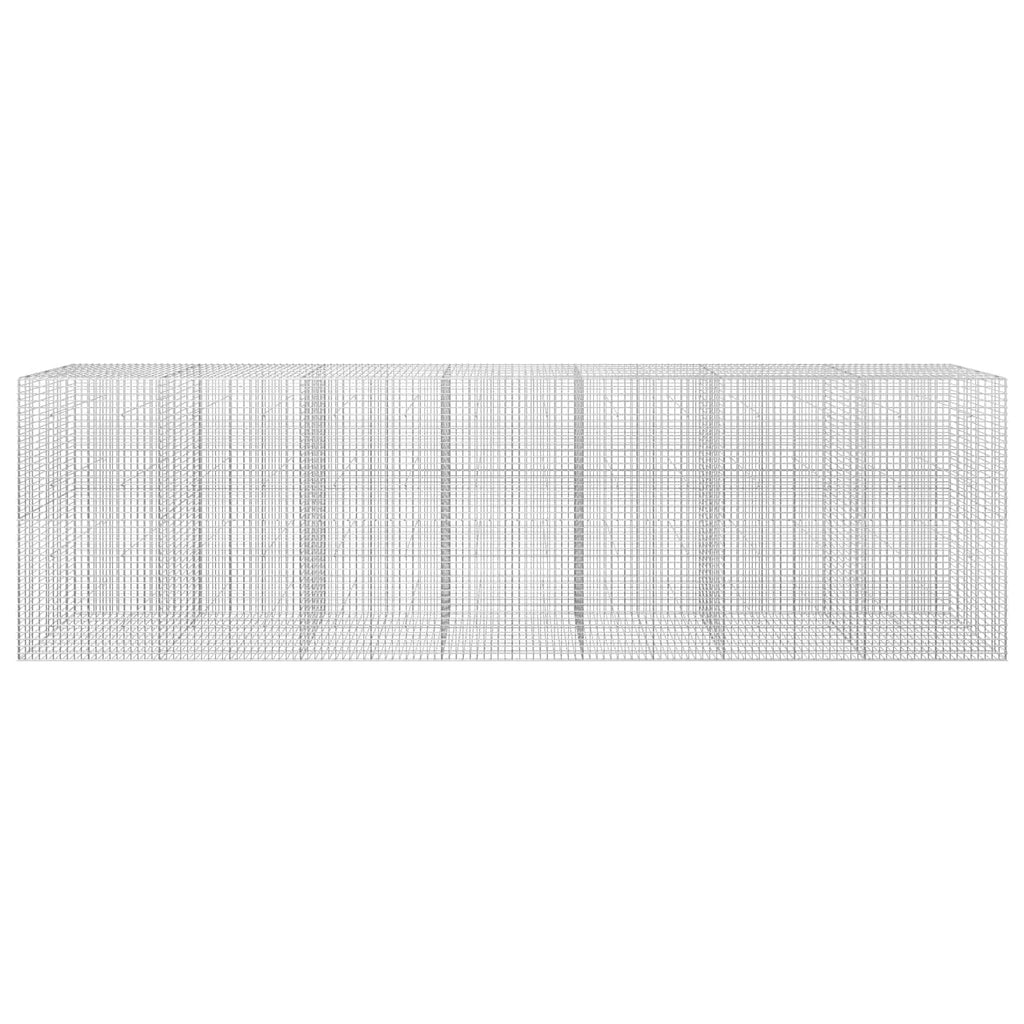 vidaXL Gabion z drutu 3,5 mm i siatką 5x5 cm 700x30x200 cm