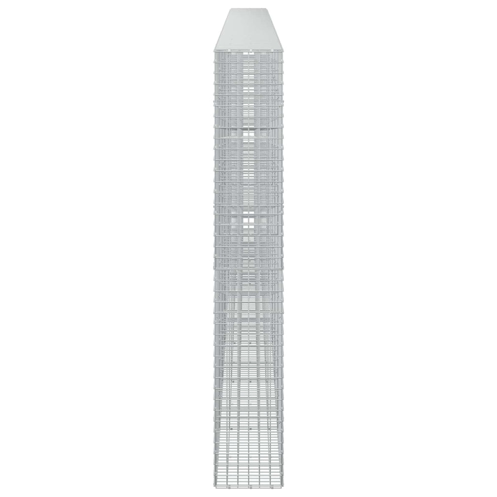 vidaXL Gabion z drutu 3,5 mm i siatką 5x5 cm 700x30x200 cm