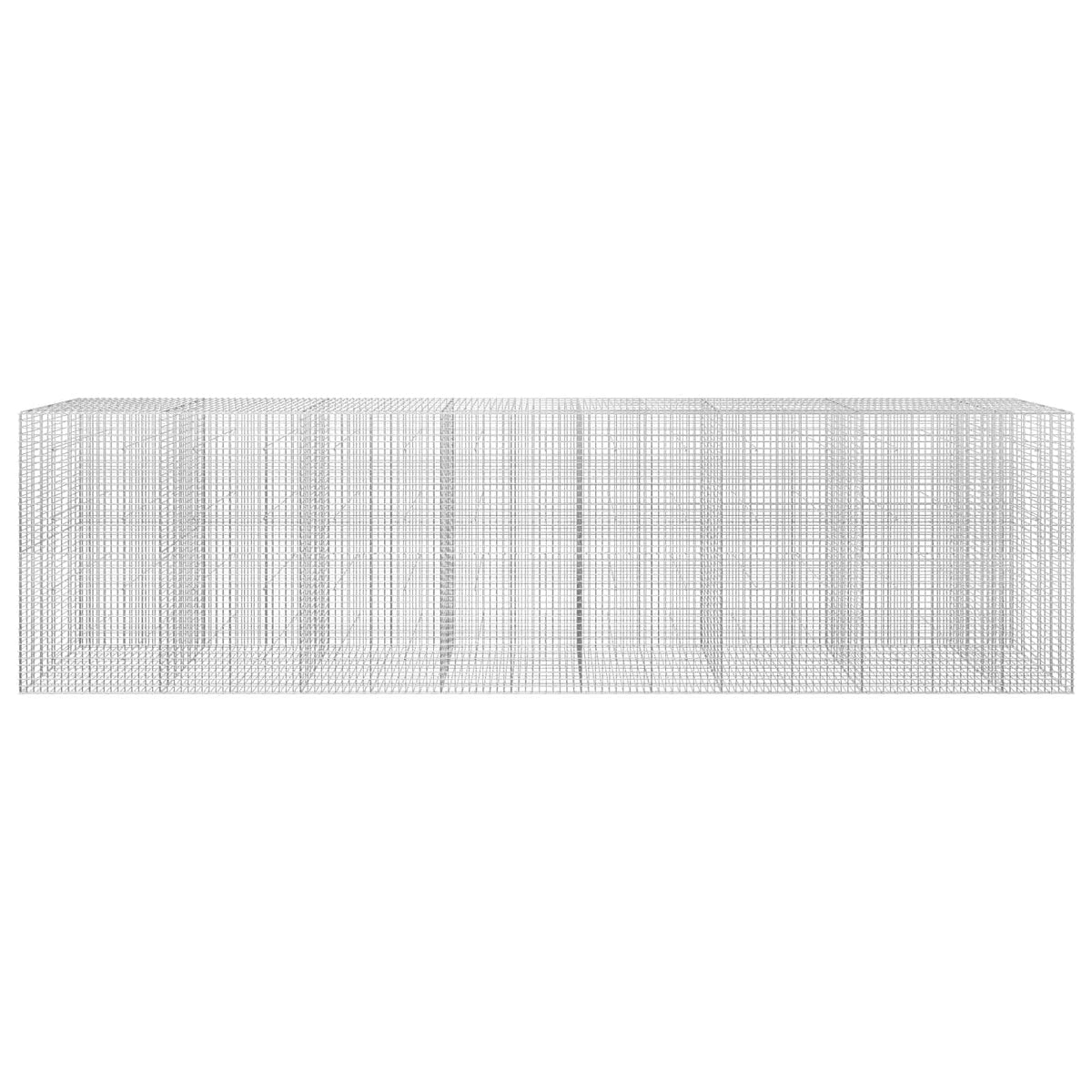 vidaXL Gabion z drutu 3,5 mm i siatką 5x5 cm 750x30x200 cm