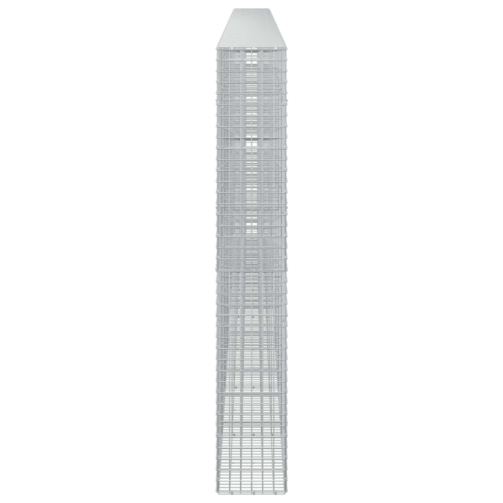 vidaXL Gabion z drutu 3,5 mm i siatką 5x5 cm 750x30x200 cm