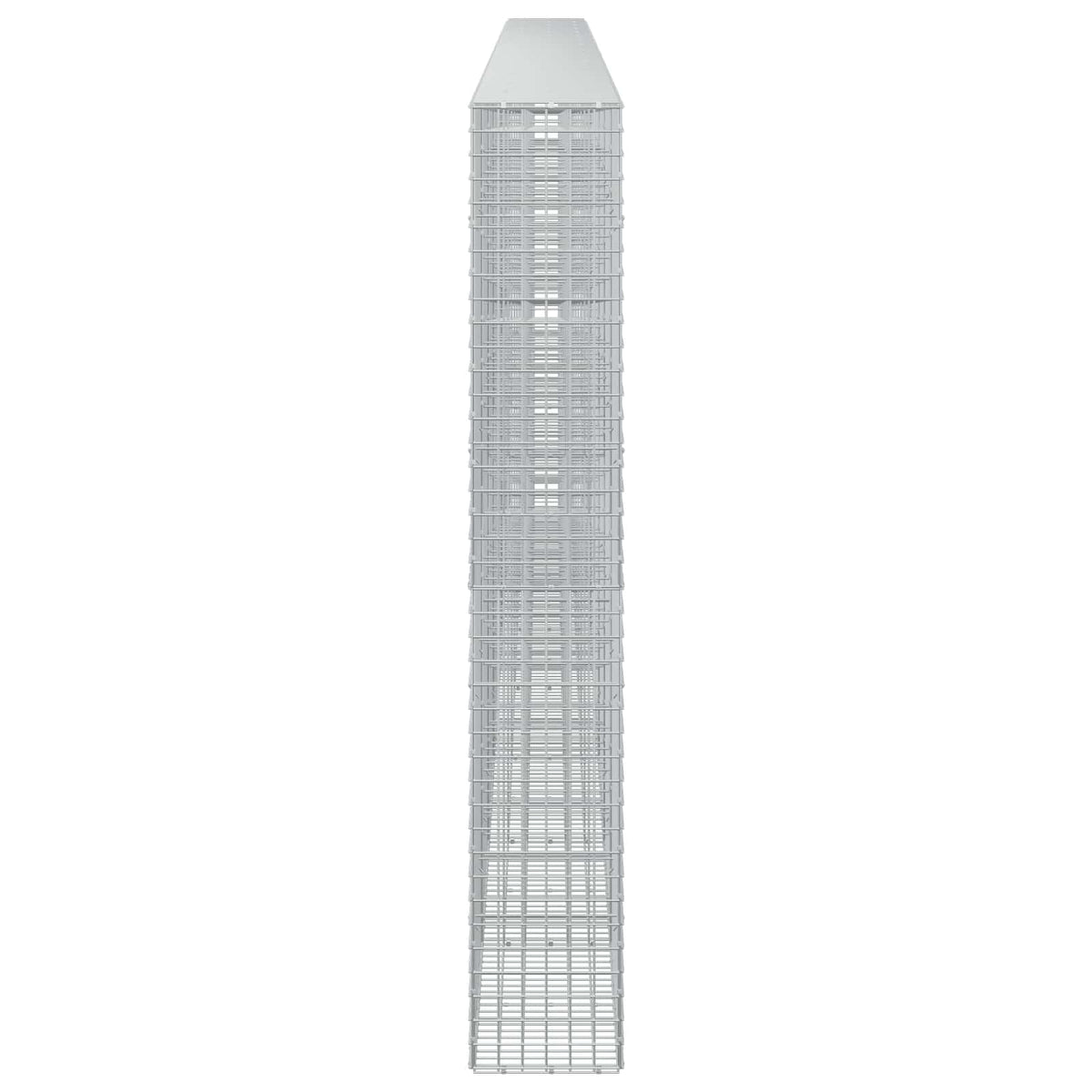 vidaXL Gabion z drutu 3,5 mm i siatką 5x5 cm 750x30x200 cm