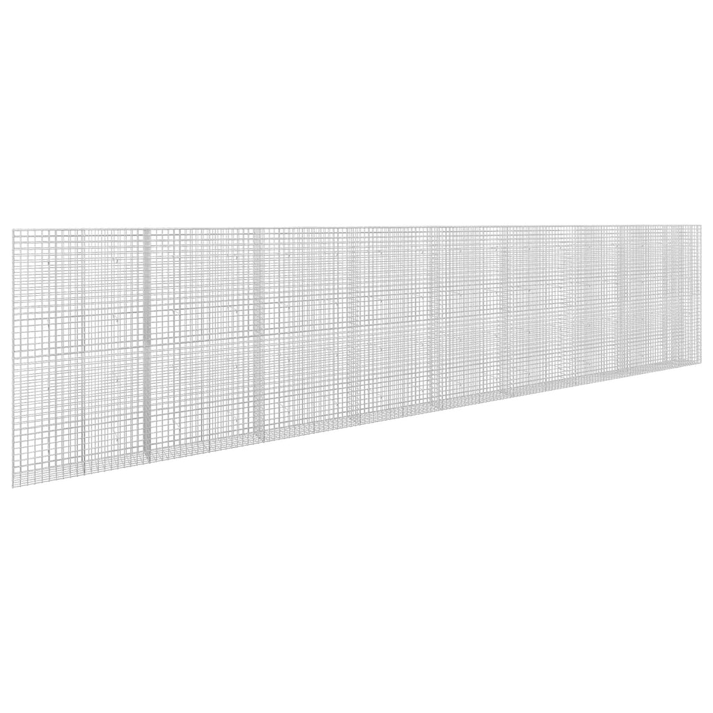 vidaXL Gabion z drutu 3,5 mm i siatką 5x5 cm 850x30x200 cm