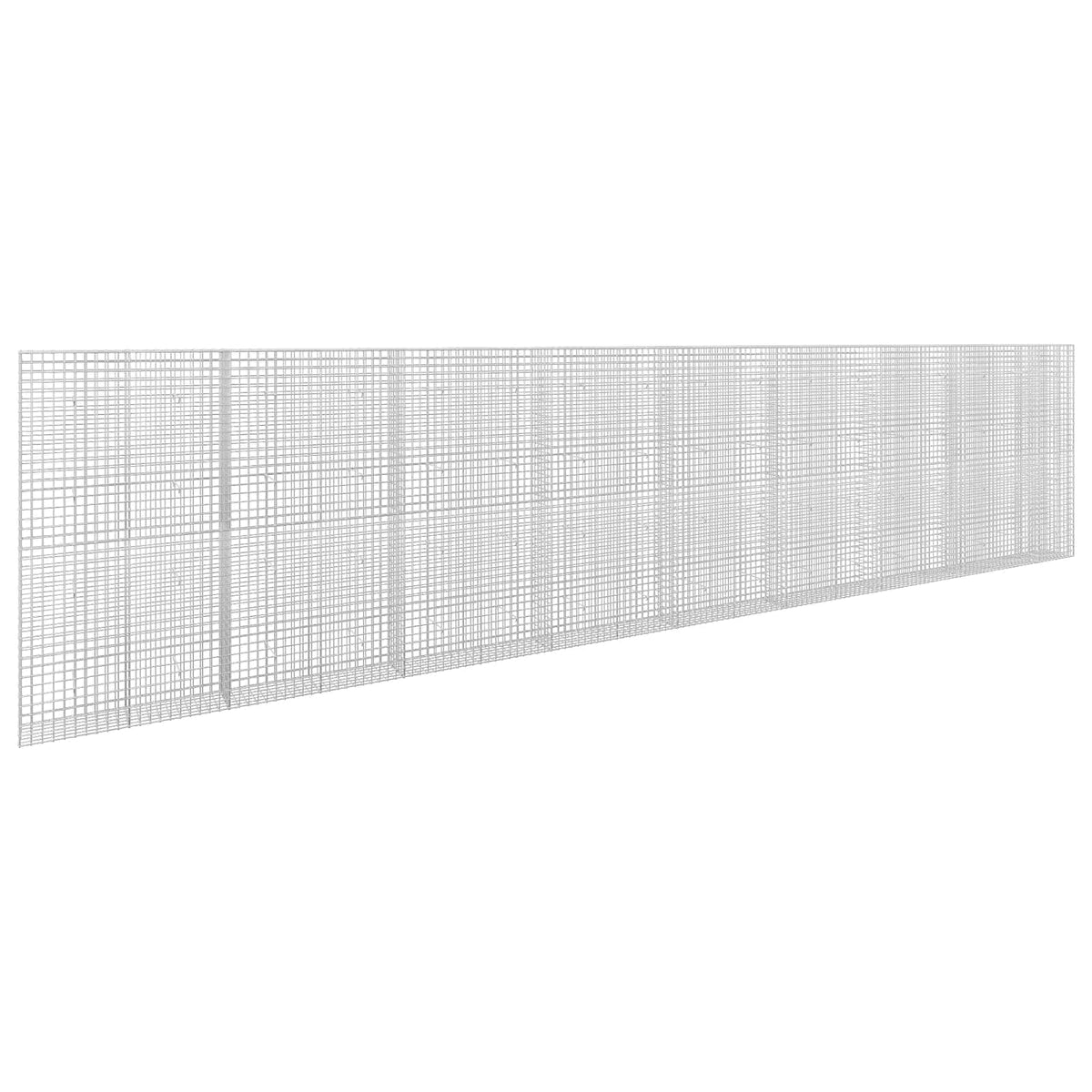 vidaXL Gabion z drutu 3,5 mm i siatką 5x5 cm 850x30x200 cm