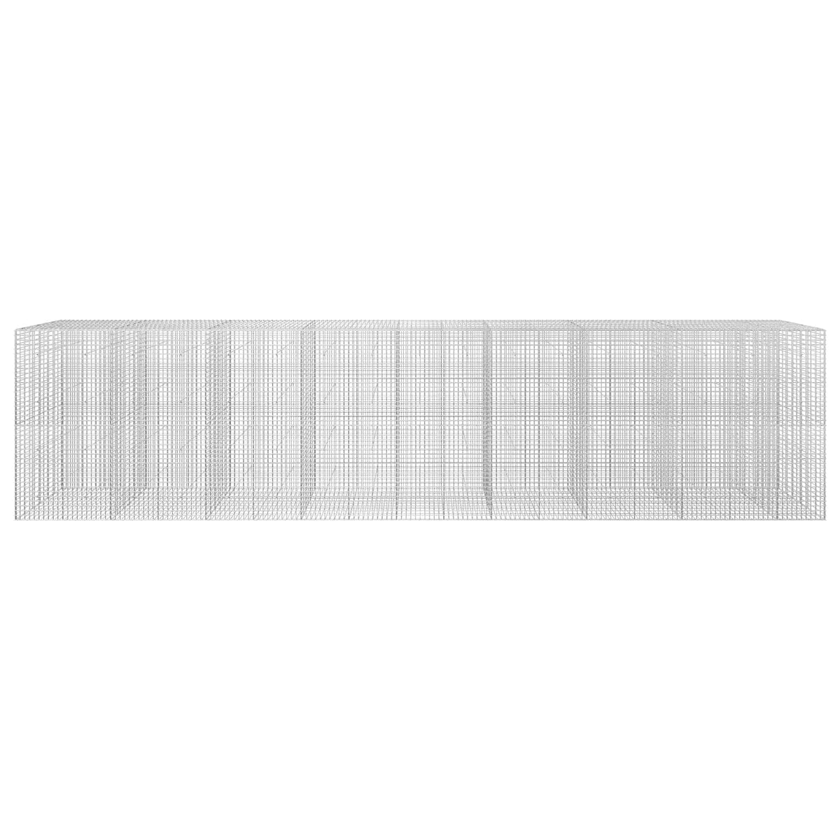 vidaXL Gabion z drutu 3,5 mm i siatką 5x5 cm 850x30x200 cm