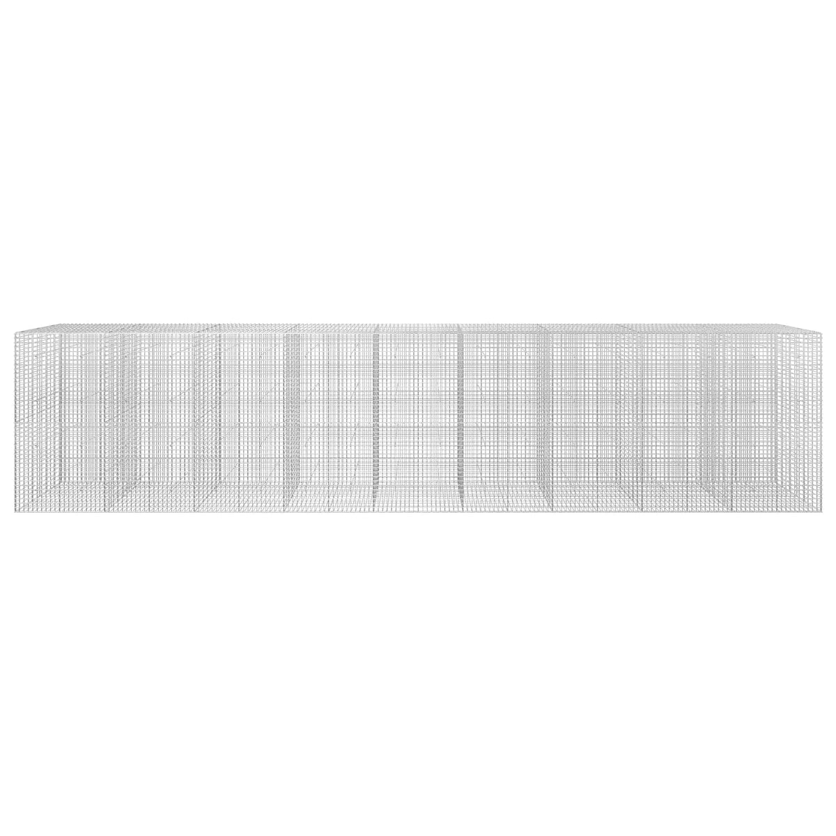 vidaXL Gabion z drutu 3,5 mm i siatką 5x5 cm 900x30x200 cm