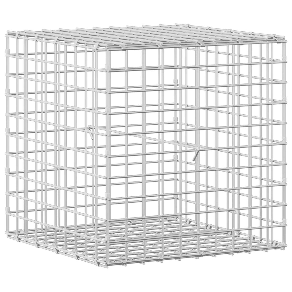 vidaXL Gabion z drutu 3,5 mm i siatką 5x5 cm 50x50x50 cm
