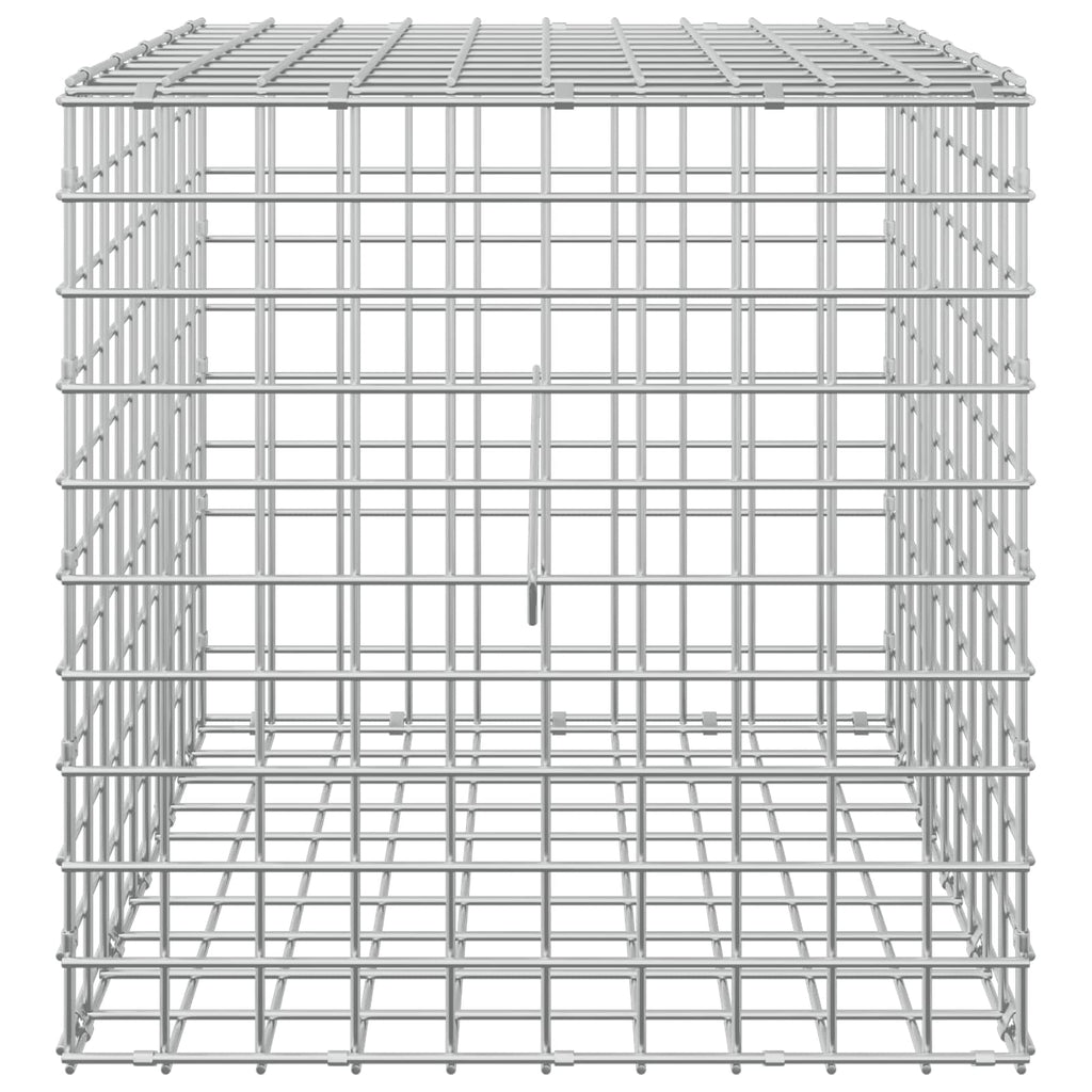 vidaXL Gabion z drutu 3,5 mm i siatką 5x5 cm 50x50x50 cm