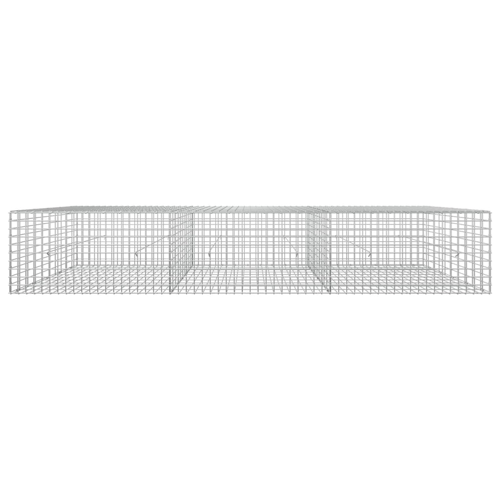 vidaXL Gabion z drutu 3,5 mm i siatką 5x5 cm 300x50x50 cm