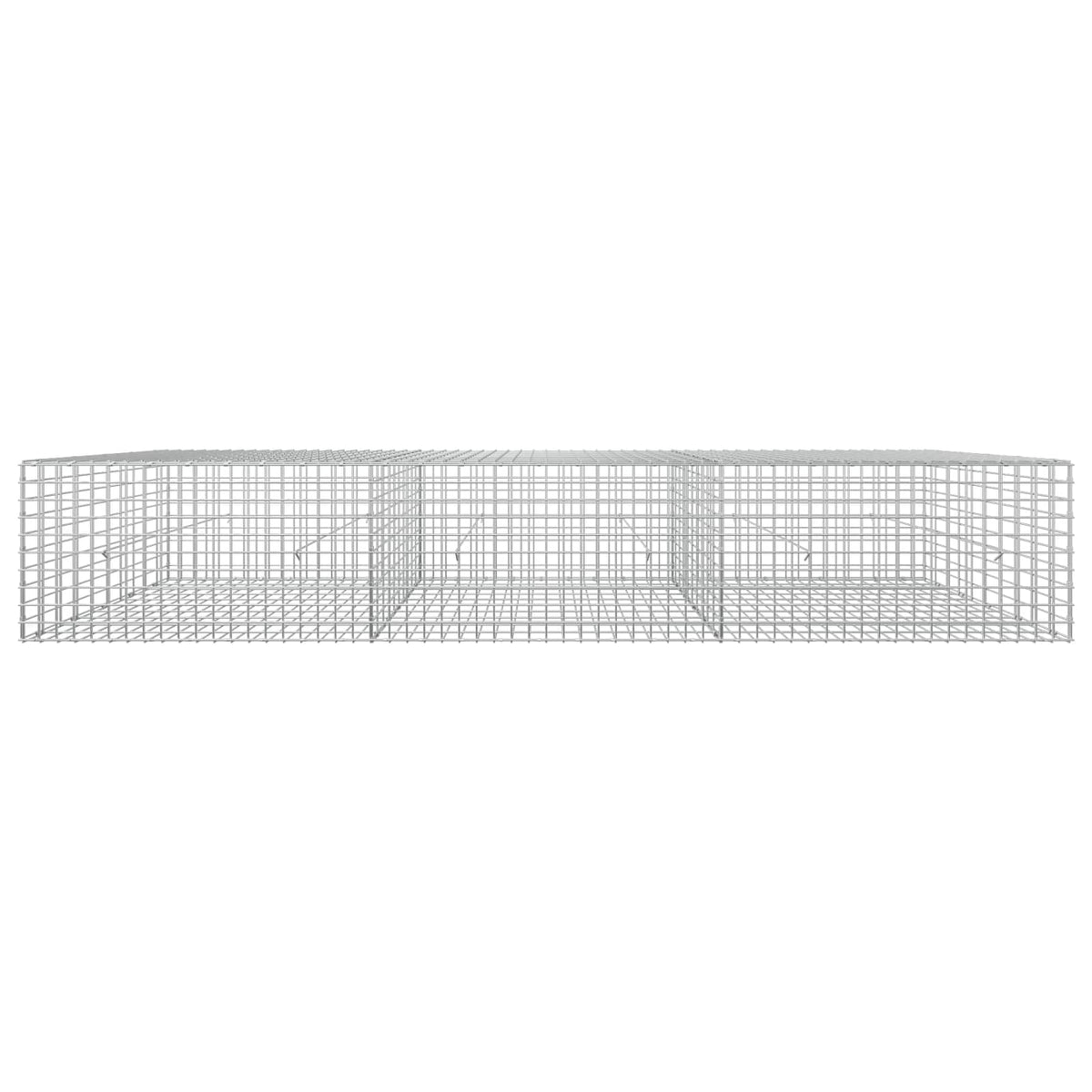 vidaXL Gabion z drutu 3,5 mm i siatką 5x5 cm 300x50x50 cm
