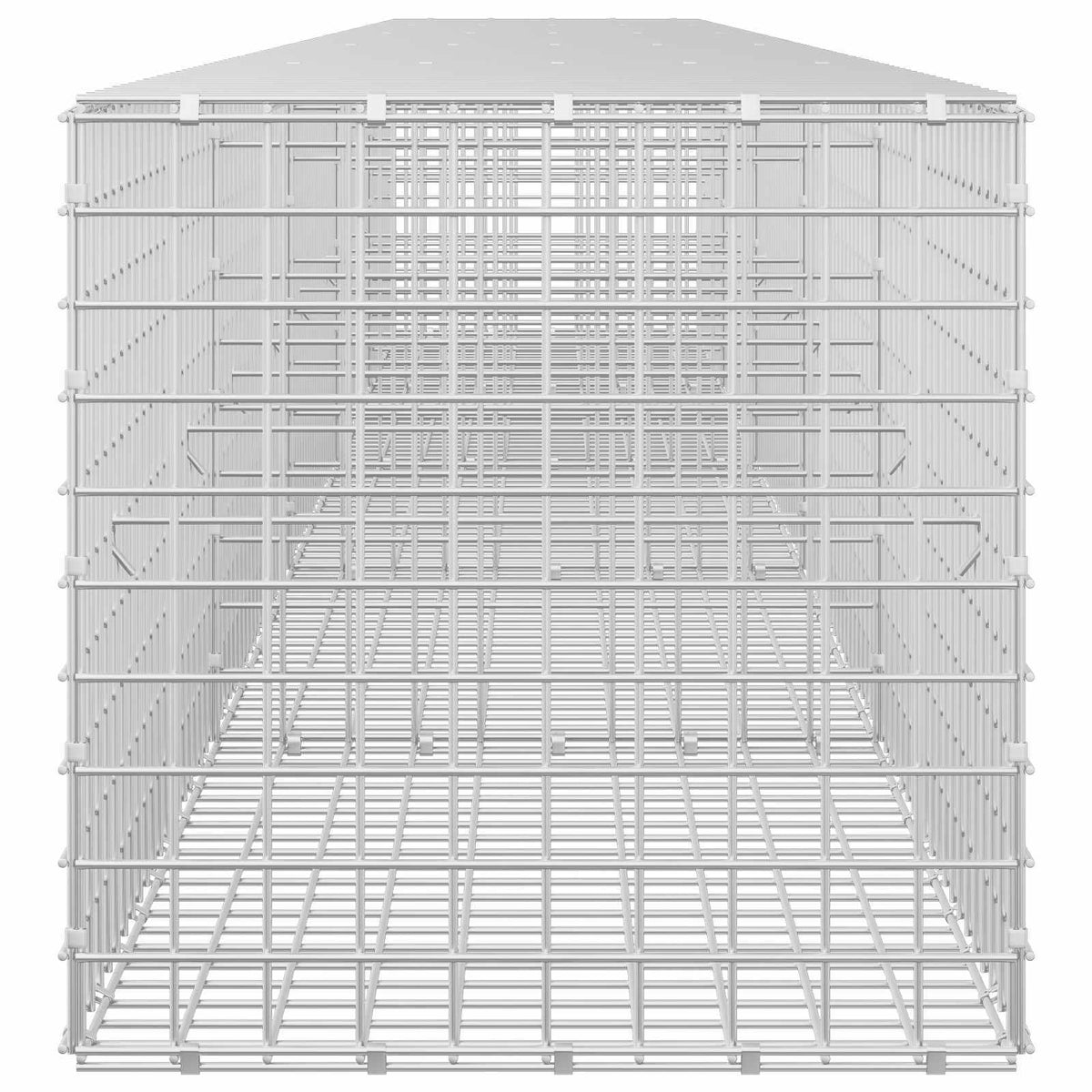 vidaXL Gabion z drutu 3,5 mm i siatką 5x5 cm 500x50x50 cm