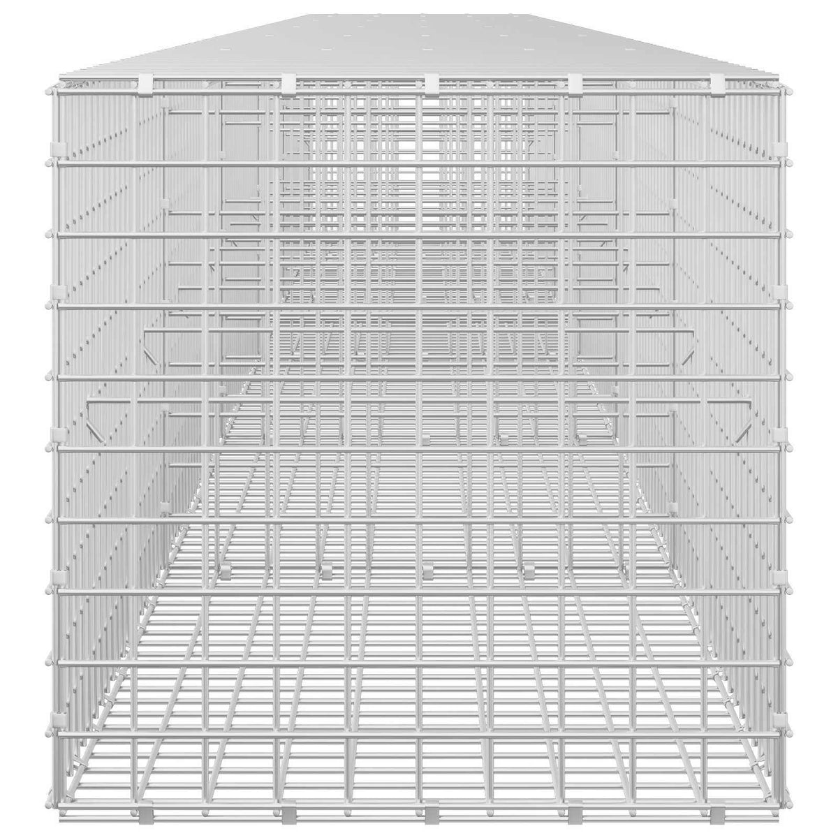vidaXL Gabion z drutu 3,5 mm i siatką 5x5 cm 550x50x50 cm