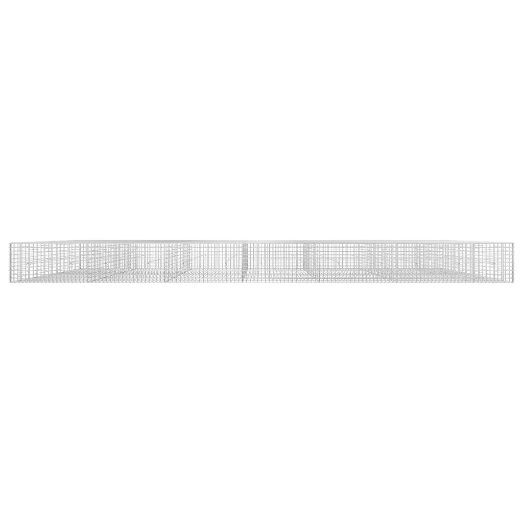 vidaXL Gabion z drutu 3,5 mm i siatką 5x5 cm 650x50x50 cm