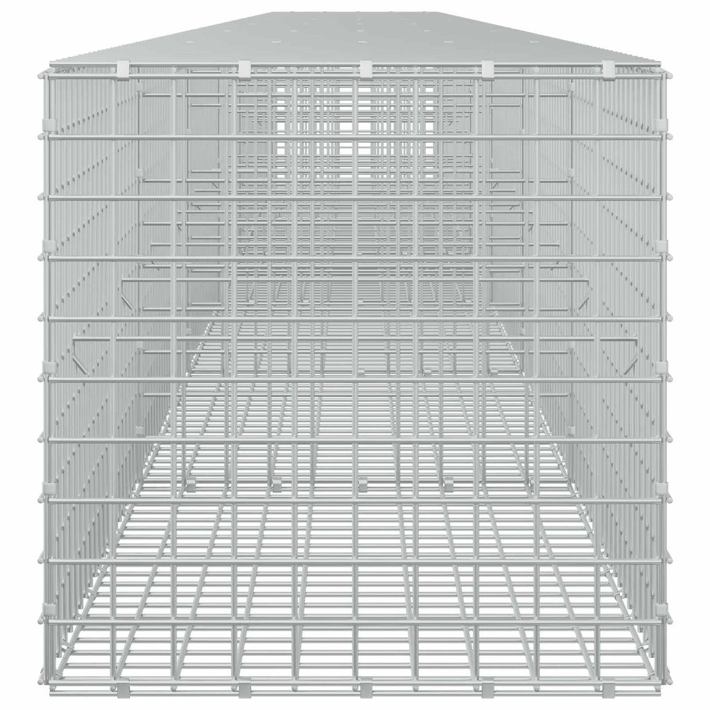 vidaXL Gabion z drutu 3,5 mm i siatką 5x5 cm 650x50x50 cm