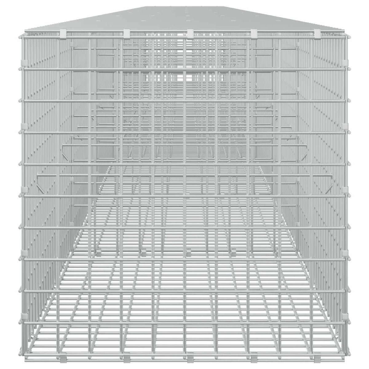 vidaXL Gabion z drutu 3,5 mm i siatką 5x5 cm 750x50x50 cm