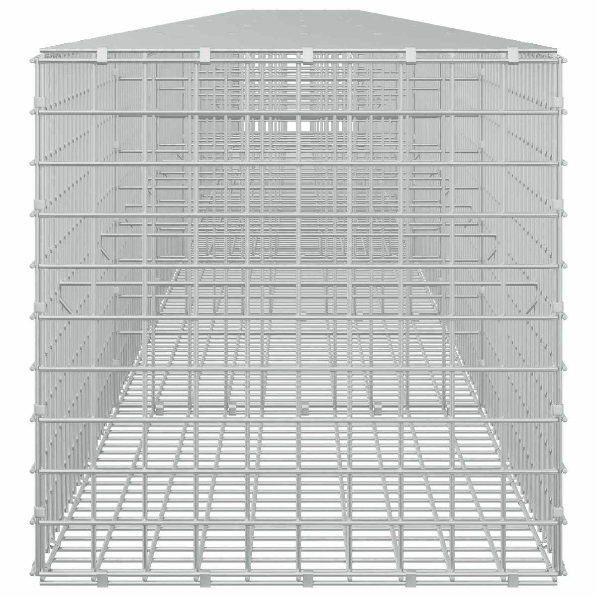 vidaXL Gabion z drutu 3,5 mm i siatką 5x5 cm 800x50x50 cm