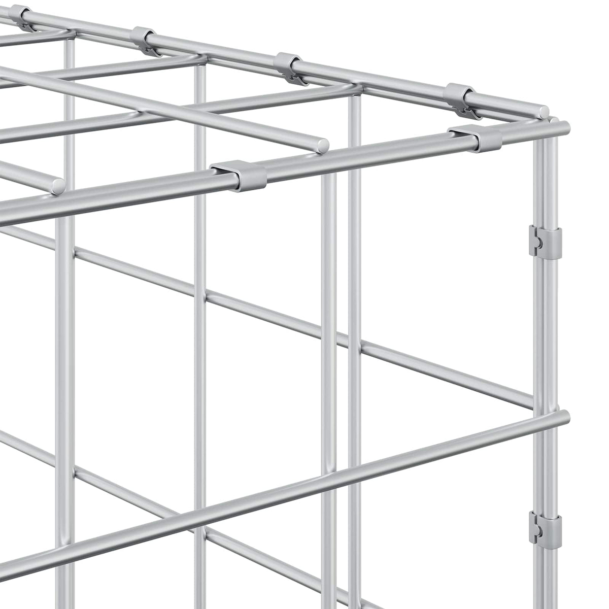 vidaXL Gabion z drutu 3,5 mm i siatką 5x5 cm 950x50x50 cm