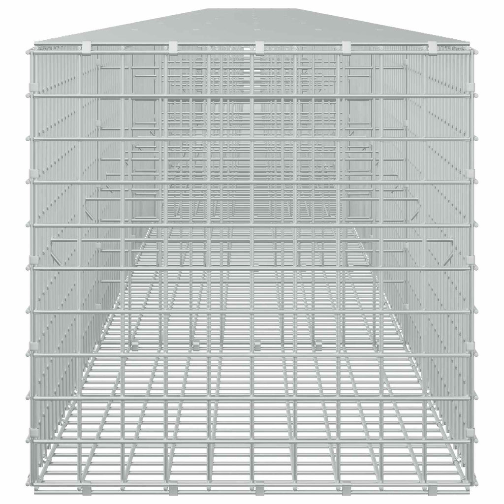 vidaXL Gabion z drutu 3,5 mm i siatką 5x5 cm 950x50x50 cm