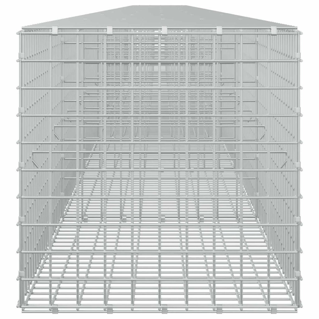 vidaXL Gabion z drutu 3,5 mm i siatką 5x5 cm 1000x50x50 cm