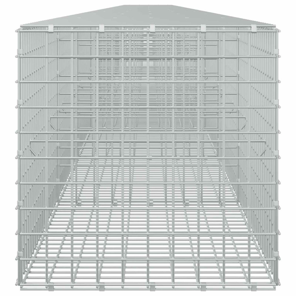 vidaXL Gabion z drutu 3,5 mm i siatką 5x5 cm 1050x50x50 cm