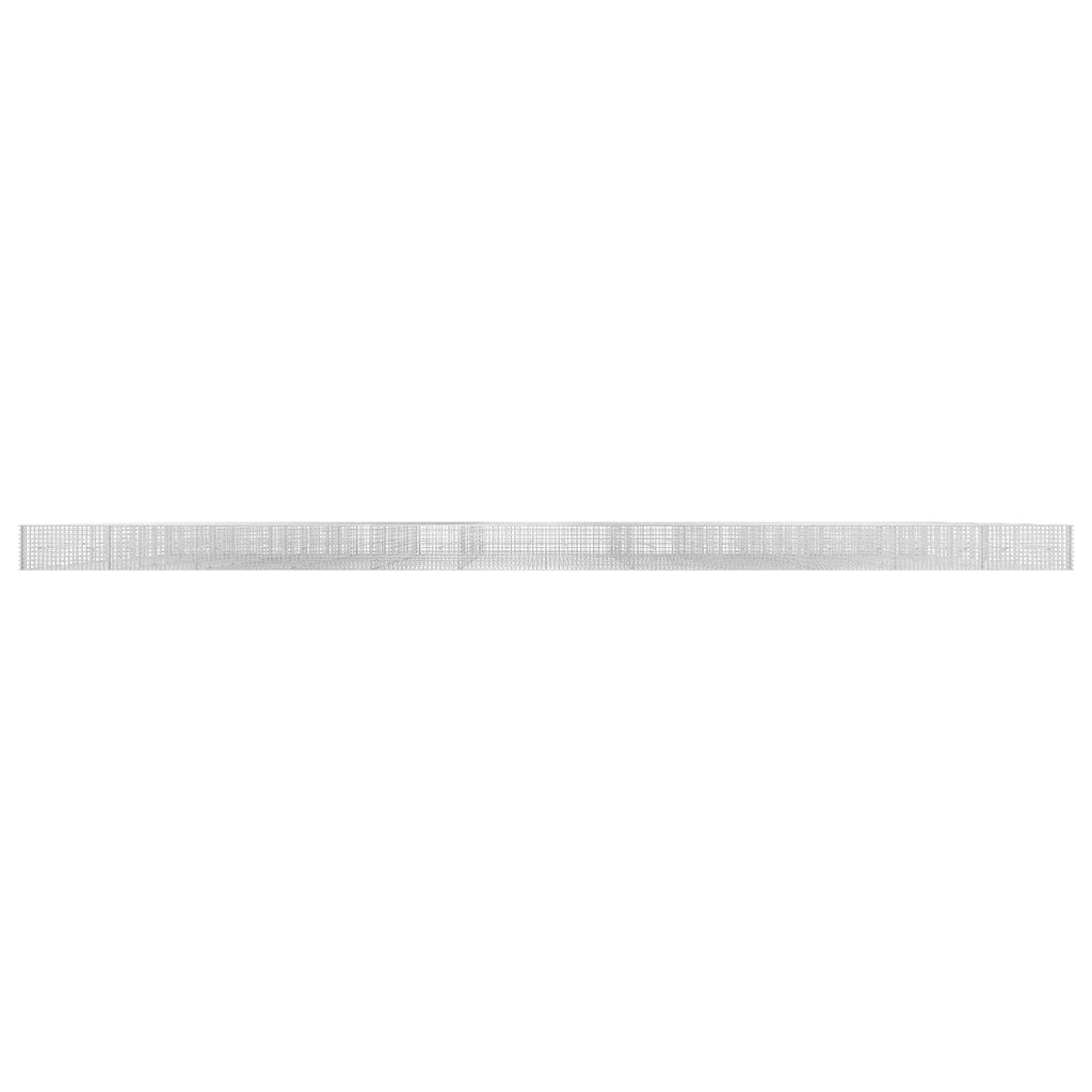vidaXL Gabion z drutu 3,5 mm i siatką 5x5 cm 1200x50x50 cm