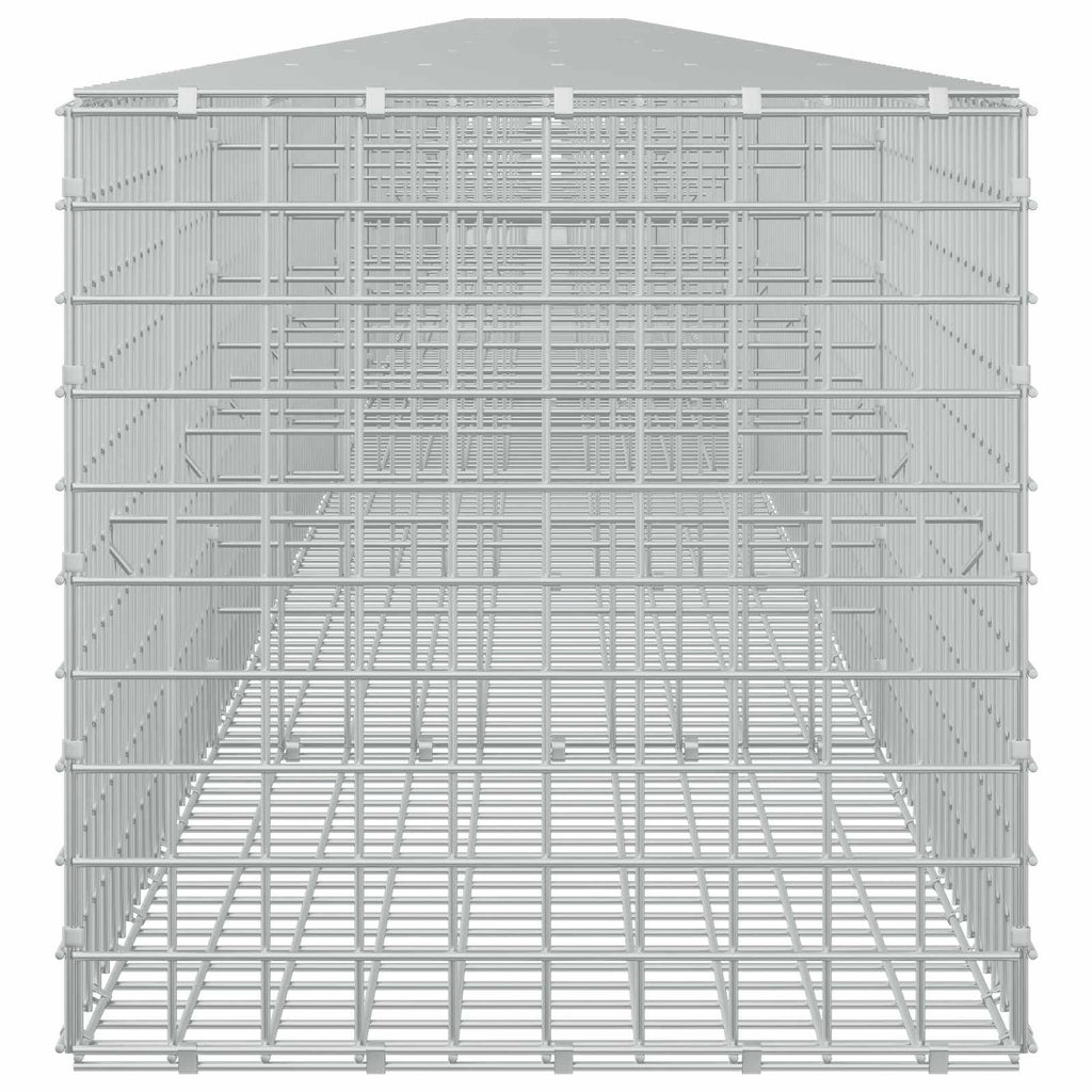 vidaXL Gabion z drutu 3,5 mm i siatką 5x5 cm 1200x50x50 cm