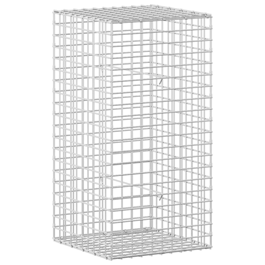 vidaXL Gabion z drutu 3,5 mm i siatką 5x5 cm 50x50x100 cm