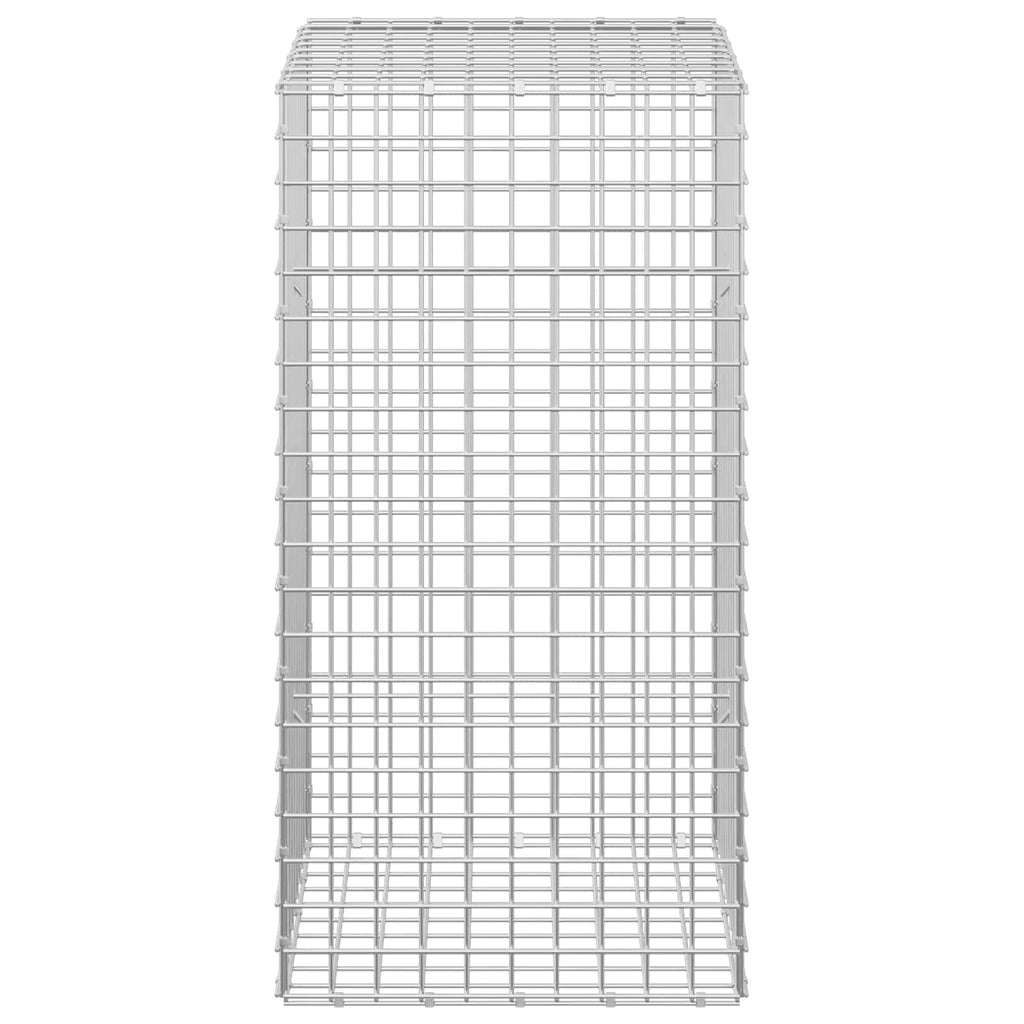 vidaXL Gabion z drutu 3,5 mm i siatką 5x5 cm 50x50x100 cm